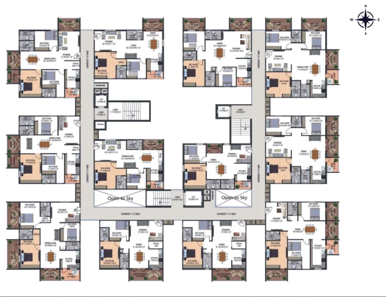 kvs raju towers floorplan